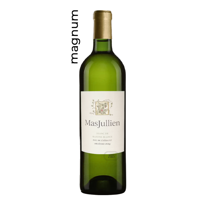 Mas Jullien Magnum IGP Pays d'Hérault Blanc de Raisins Blancs 2024 en vente ici