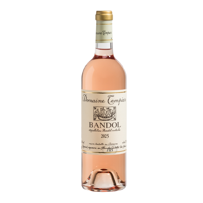 Domaine Tempier Bandol Rosé 2025 en vente ici