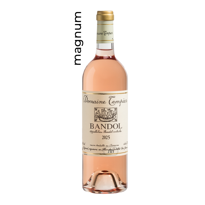 Domaine Tempier Magnum Bandol Rosé 2025 en vente ici