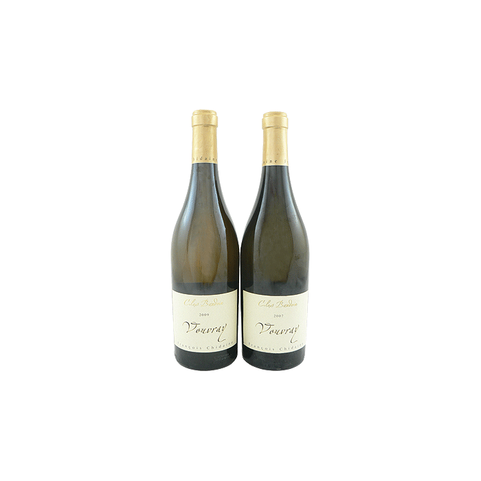 Vouvray sec Clos Baudouin 2007 et 2009