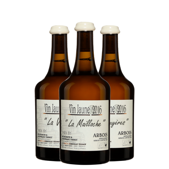 Trio de vins jaunes parcellaires 2016