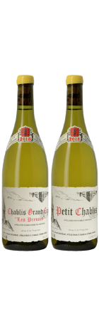 Duo de Petit Chablis 2018 et Chablis Grand Cru les Preuses 2018